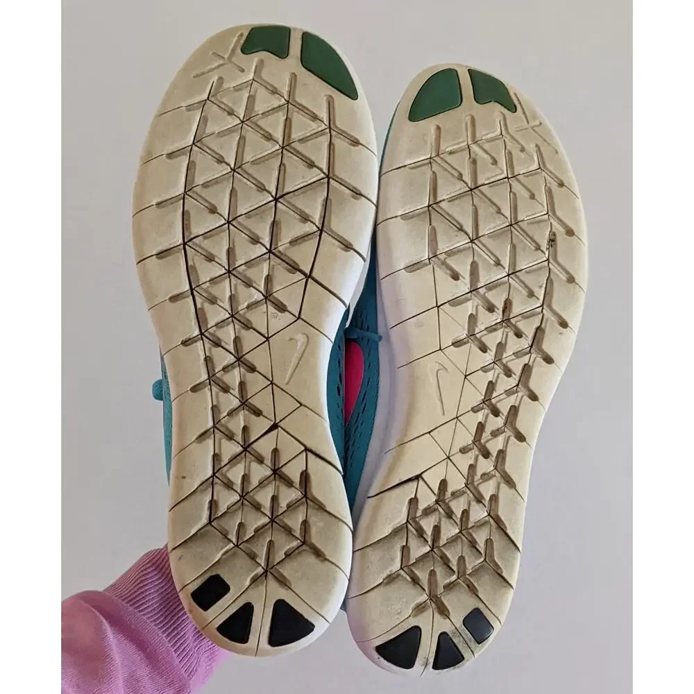 Nike Free RN Women's Size 9 Running Shoe 831509-401 Pink Gamma Blue Sneakers